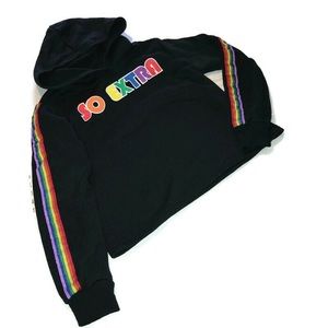 Modern Lux Black & Rainbow Sweatshirt